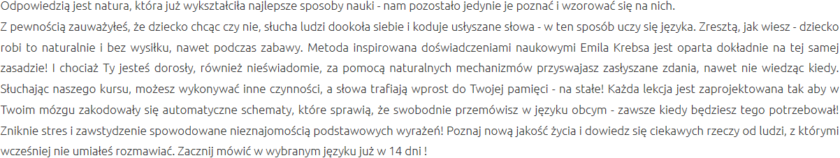 Efektywna Metoda Nauki Sosnowiec